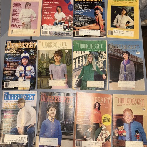 130+ Workbasket and Home Arts Magazine From the 60's Through 90's Free Shipping - Picture 9 of 12