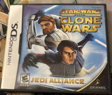 Star Wars The Clone Wars Jedi Alliance Nintendo DS - Artwork Case and Cartridge