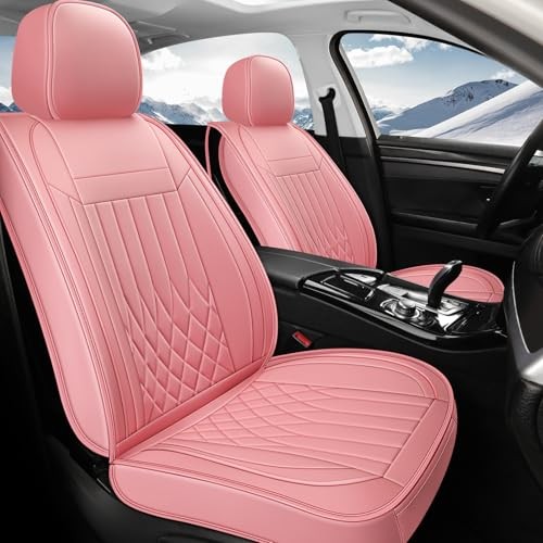 Car Seat Covers Full Set, Faux Leather Seat Covers, Car Seat Protectors - Picture 2 of 7