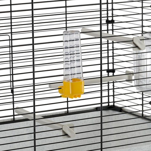 Ferplast Vogelkäfig Piano 4, Kanarienvogelkäfige, Kleiner Vogelkäfig, mit Vo - Bild 9 von 11