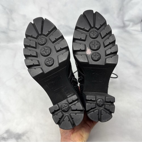 Giuseppe Zanotti Gintonic Schlangenleder Plateau Blockabsatz Stollensohle Stiefel Schwarz 37 - Bild 8 von 12