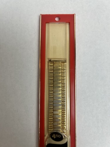 VTG Brite Watch Band Replacement B-94 Gold Tone - Picture 2 of 6