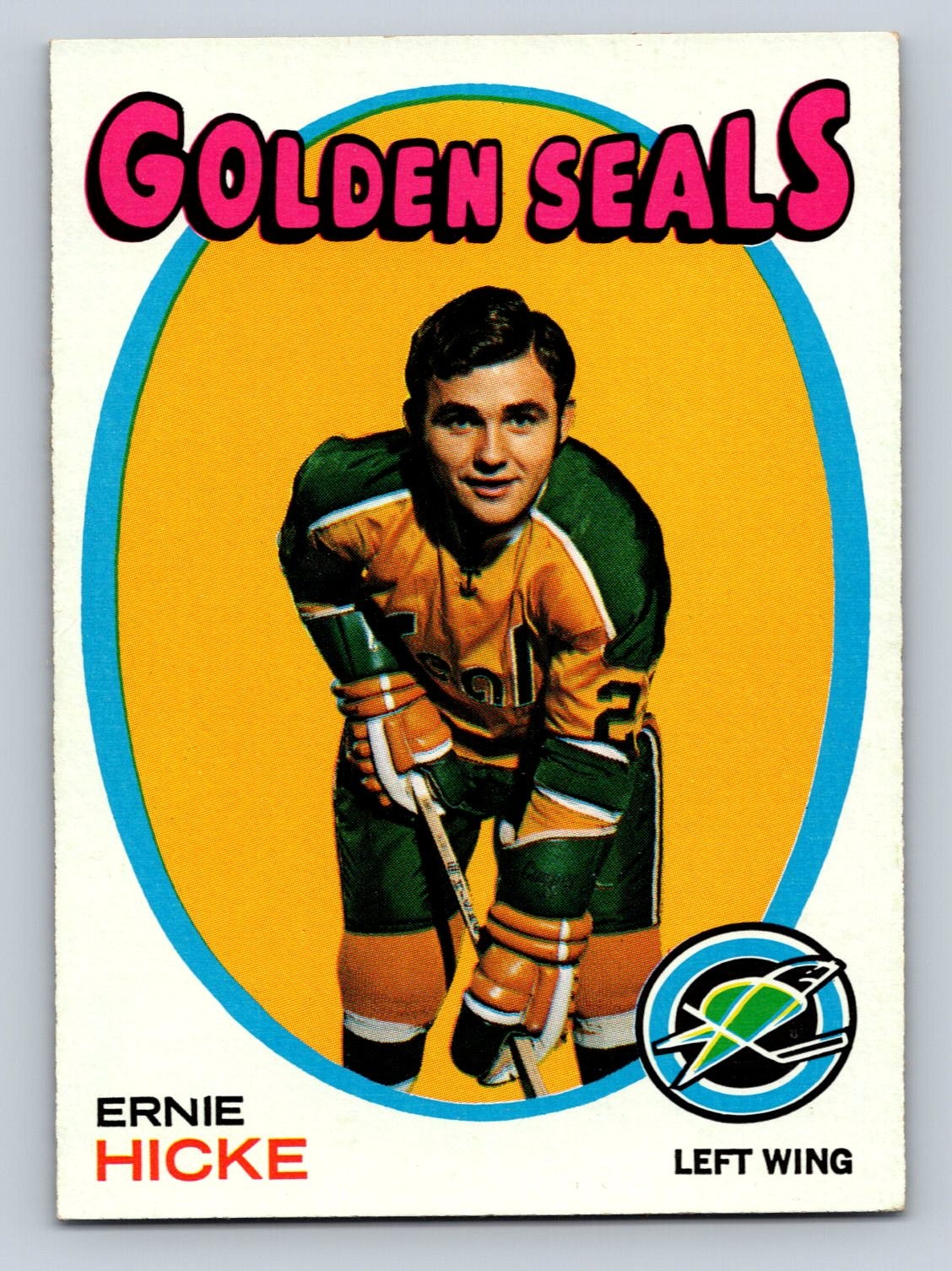 1971-72 Topps #61 Ernie Hicke California Golden Seals - NM