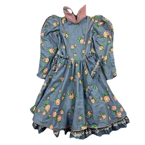Vintage Mary Engelbreit Daisy Kingdom Kleid Mädchen Gr. 10 Blumen Baumwolle Frühling
