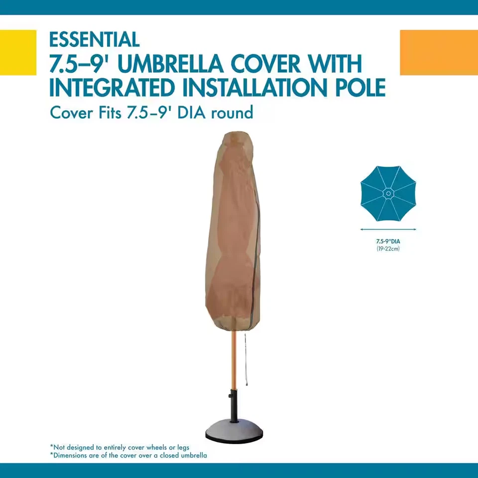 Cubiertas de pato esenciales 12 pulgadas L X 12 pulgadas W X 66 in. Cubierta de paraguas H Foto 3 de 4