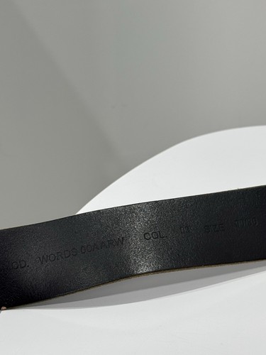 Diesel Vintage 00s Leather Made In Italy Glamour Belt Size OS - Picture 9 of 10