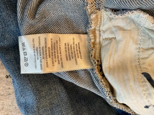 Pantalones de mezclilla We The Free People CLOVER pierna ancha azul aciano XL holgados - Imagen 9 de 13