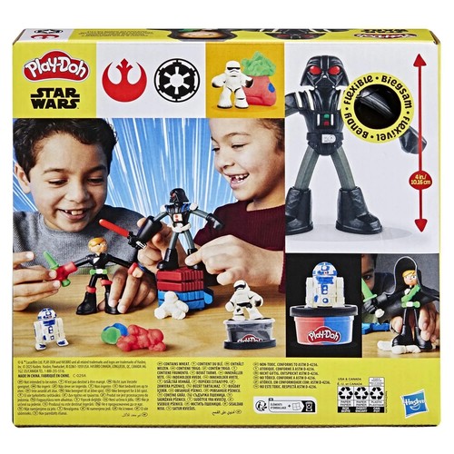Play-Doh STAR WARS Squish & Slice Lightsabers 4" Action Figure Set Kids Toy NEW! - Picture 5 of 8