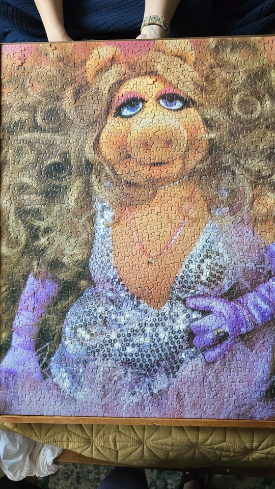 Vintage Miss Piggy Puzzle Springbok Americas Heartthrob 1000 Pieces The Muppets - Image 2 of 4