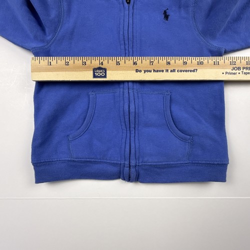 Polo Ralph Lauren Blue Sweatsuit Set 24 Months Pants And Full Zip Hoodie New - Picture 5 of 9