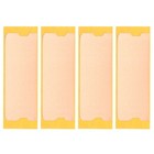 4 Pcs DDR4/5 Heatsink 67x25x1mm Laptop Memory Heatsink Copper Tone