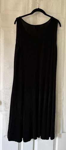 Vestido Chicos Travelers Slinky Minimalista Maduro Sin Mangas Midi Negro 3 XL - Imagen 3 de 4