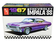 1967 Chevrolet Impala SS Model Kit 1/25 Scale by AMT - Skill 2