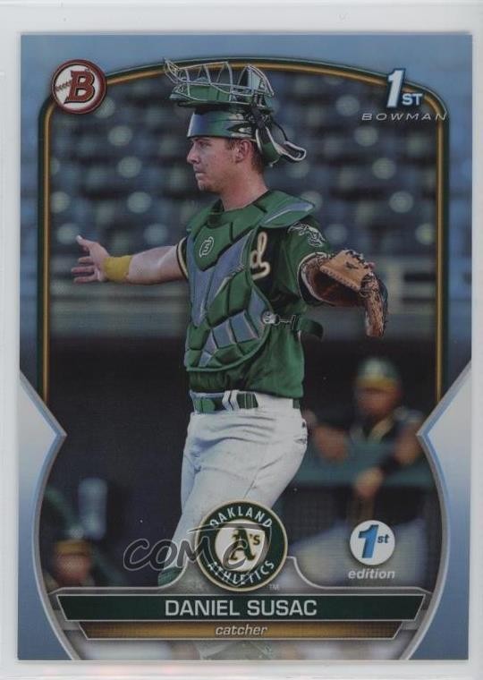 2023 Bowman 1st Edition Sky Blue Foil Daniel Susac #BPPF-5