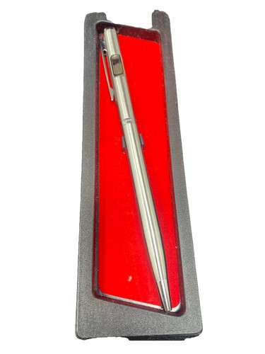 Vintage Radio Shack Silver LCD Digital Watch Pen 63-5093 Tandy Corporation Read - Picture 3 of 3