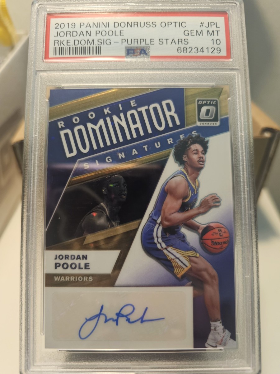 2019 PANINI DONRUSS OPTIC ROOKIE DOMINATOR SIGNATURES JORDAN