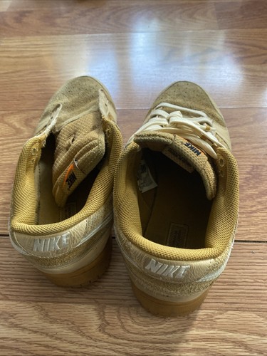 Nike Dunk Low Waffle - Tan/Brown Suede Low Top Sneaker - Mens Size 10 FZ4041-744 - Picture 7 of 7