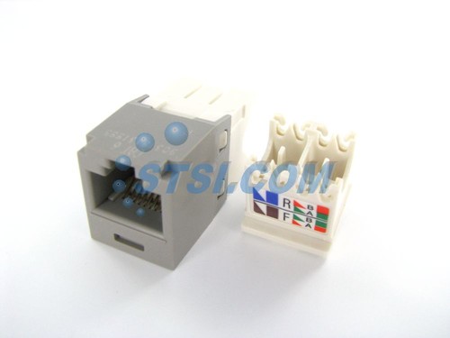 (24-PACK) Panduit CJ688TGIG-24 Cat6 Mini-Com Jack Module, Gray GENUINE ~STSI - Picture 4 of 4
