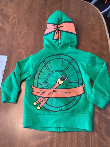 Nickelodeon Teenage Mutant Ninja Turtles Kleinkind Reißverschluss Hoodie Größe 3T - Bild 5 von 6