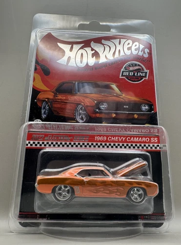 NEW Hot Wheels 1969 Chevy Camaro SS Diecast Vehicle Orange HGK83 Redline 2022