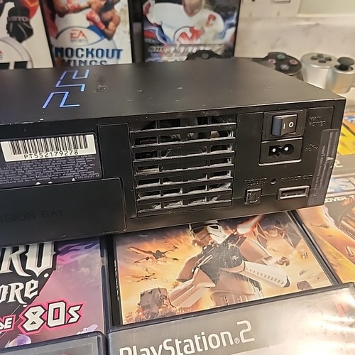 26 Games Sony PlayStation 2 PS2 SCPH-39001 Fat Model Console Bundle TESTED - Picture 15 of 16