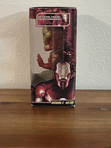 Marvel Universe: 2008 FUNKO IRON MAN Wacky Wobbler Bobble Head in original box! - Picture 2 of 9