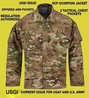 NEW 2026 OCP SCORPION COMBAT TACTICAL ARMY USAF UNIFORM JACKET