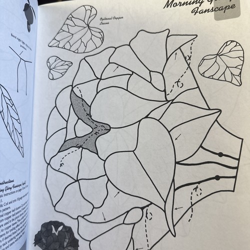 Stained Glass Pattern Book ILLUMINATIONS Window Treatments Fanscapes Night Light - Picture 3 of 5