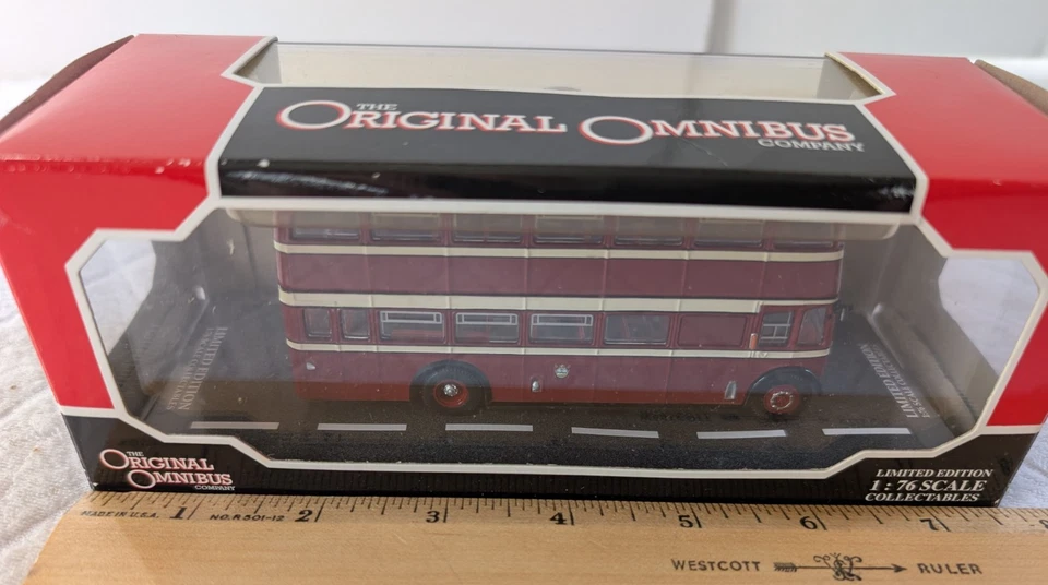 Corgi Classics Original Red Omnibus OM41107 Leyland PD3 Double Decker 1:76 NEW - Image 3 of 4