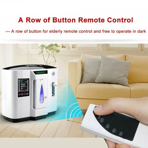 130W 1L-6L/Min Air Purifier Portable 93% OXYGEN Home Use LED Touch Screen Board - Picture 4 of 17
