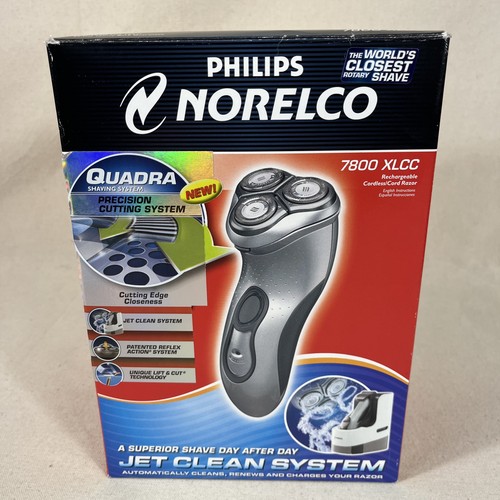 Philips Norelco 7800 XLCC Men's Rechargeable Electric Shaver Jet Clean System - Picture 17 of 21