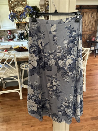 Ralph Lauren Blumen Knopfleiste 100% Baumwolle Prärie Rock Größe 4 Vintage - Bild 4 von 6
