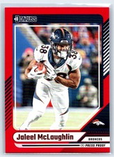 Jaleel McLaughlin 2024 Donruss Press Proof Red #147