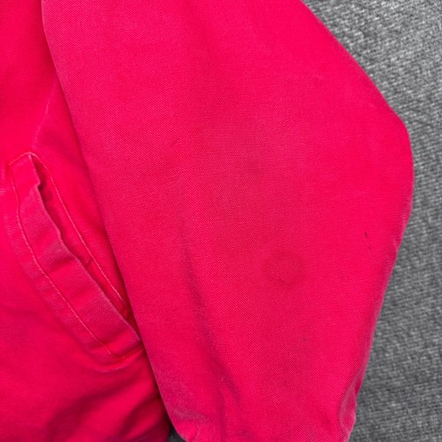 Giacca da parete vintage uomo grande tela rossa invecchiata grunge abbigliamento da lavoro anni 90 - Foto 2 di 8