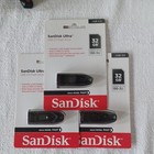 SanDisk - Ultra 32GB USB 3.0 Flash Drive - Black - Pack of 3 drives!