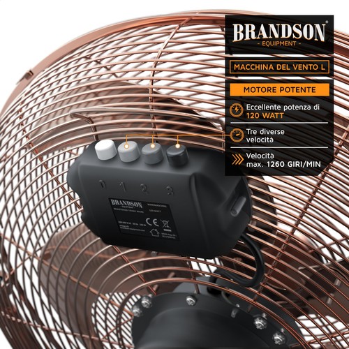 Brandson Windmaschine L Original Super Ventilator 53,5cm breit 3 Stufen - Bild 3 von 24