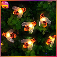 Solar Lichterkette 50 Led 7M Warmweiß Wetterfest 8 Modi FüR Garten Weihnachten
