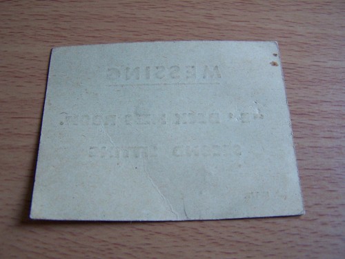 Military Messing E Deck Mess Room Second Sitting Card - Picture 2 of 2