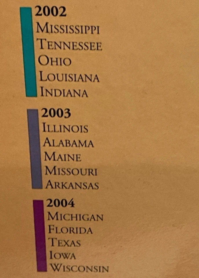 First State Quarters of the United States Collectors Map 1999-2008 - Image 4 of 4