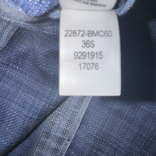 Chaqueta Bonobos Fairway 36S Calce Ajustado Azul Marlane A Cuadros Suave Abrigo Deportivo Blazer - Imagen 13 de 14