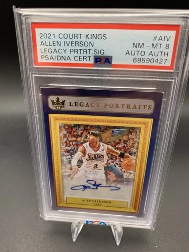 2021 Panini Court Kings Basketball Allen Iverson #LP-AIV PSA 7.5