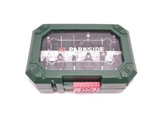New Parkside 12 Piece Router Bit Set For Wood