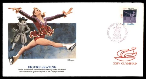 Mayfairstamps Canada FDC 1988 Olympic Games Figure Skating First Day Cover aaw_9