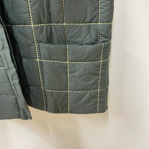 MIRTH Tahoe Women's Sz L Green Cotton Silk Hand Embroidered Quilted Jacket NWOT - Bild 5 von 11