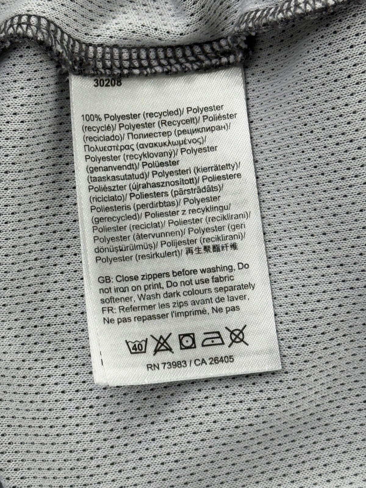 Helly Hansen Pullover Mens Large Gray Quarter Zip… - image 7