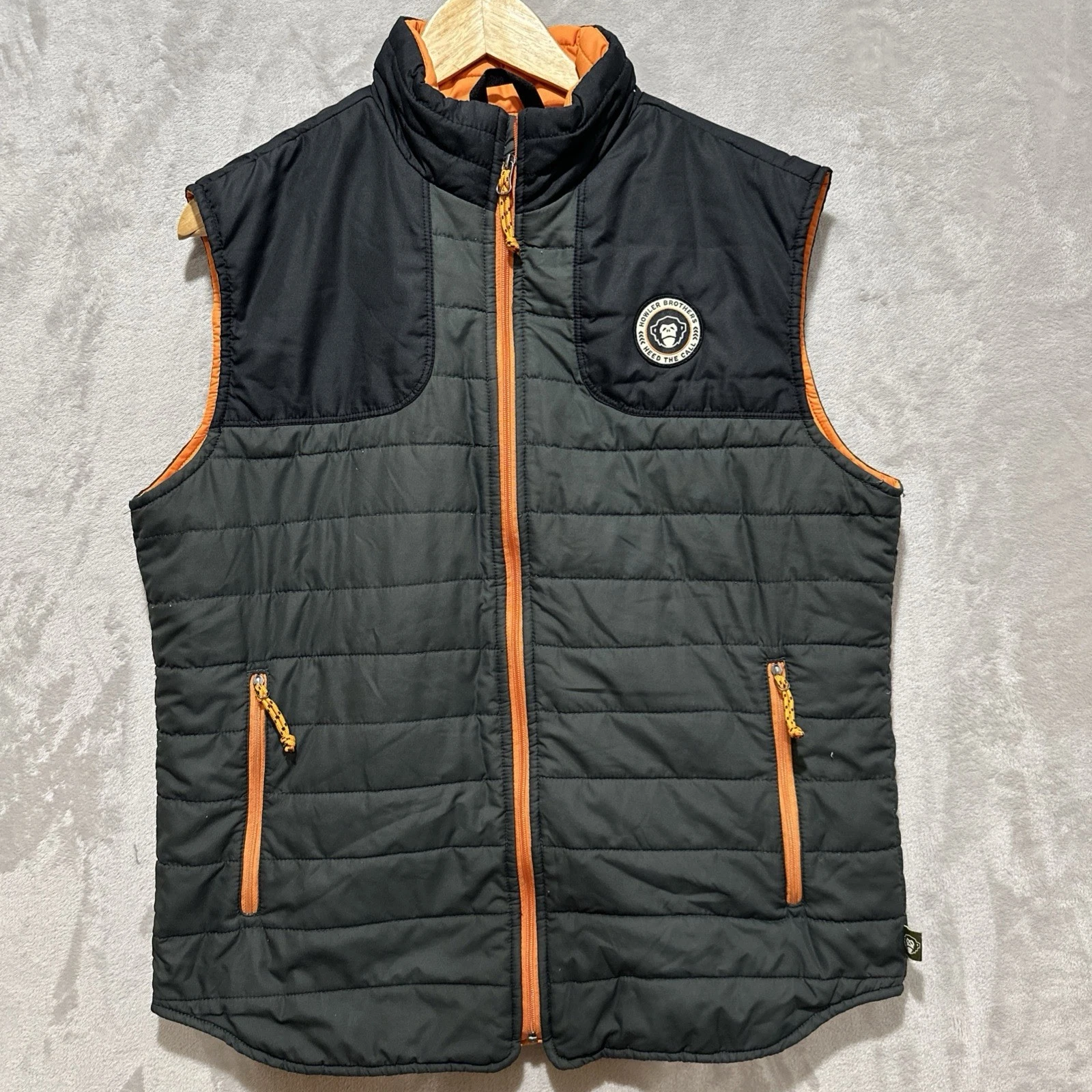 Howler Brothers ‘Merlin’ Primaloft Quilted Puffer Vest Medium Gorpcore Texas