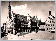 Town Hall Rothenburg ob der Tauber Germany Historic Architecture RPPC