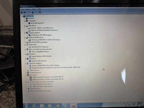 HP Pavilion dv5-1002nr AMD Turion X2 2GHz 4gb RAM 120gb HDD Windows 7 OHNE BATT - Bild 3 von 8