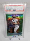 Bryce Young Rookie 2021 Bowman University Green Lava Refractor /99 PSA 9