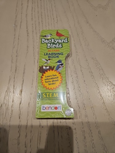Backyard Birds STEM 36 card learning book Bendon educational facts NEW - Picture 1 of 6
